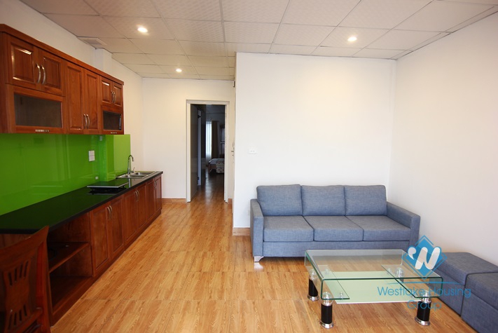 Nice apartment with one bedroom and two bathrooms for rent in Au Co, Tay Ho, Ha Noi